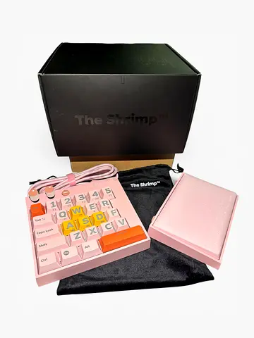 The Shrimp MODEL 1 Gaming keyboard - pinkey