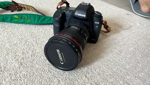 Canon EOS 5D Mark2 with Canon EF Lens — Good Working Condition