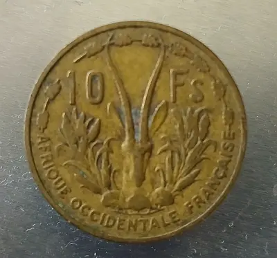 French 10 Franc Coin 1956 - République Française (Vintage Collectible)