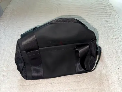 Black Compact Crossbody/Shoulder Bag — Good Condition