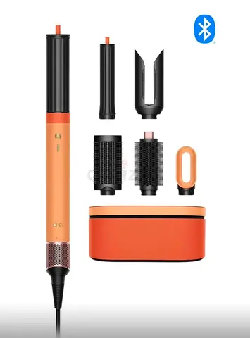 Multifunction 5-in-1 Corded Hair Styler with Brush Attachments (Orange)