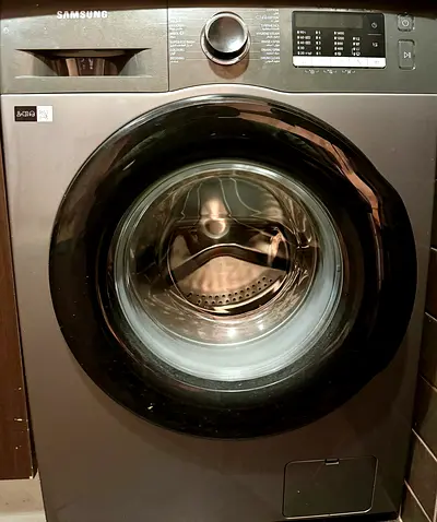Samsung Front Load Washer - Good Condition, Black,8kg, under warranty