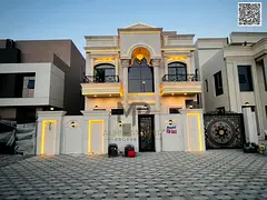 A luxurious classic villa in Al-Haliyo 2 on a main street, with a 15-meter front setback providing p