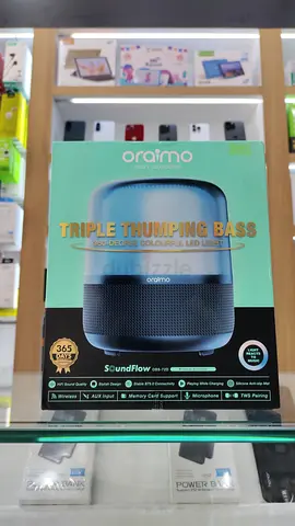 Oraimo Triple Thumping Bass Portable Bluetooth Speaker (New in Box)