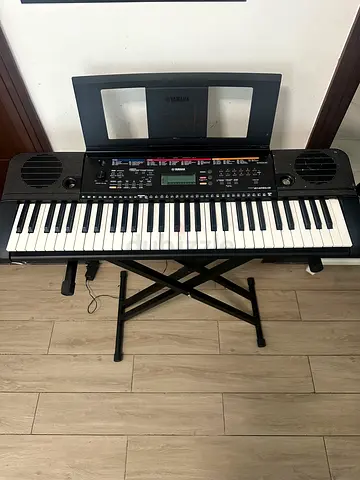 Yamaha Portable Electronic Keyboard with Stand - Good Condition