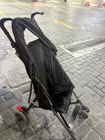 Compact lightweight black umbrella stroller - good condition