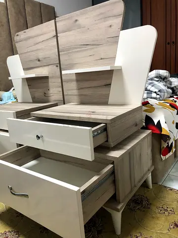 Bed Side table - Set of 2 with Drawers