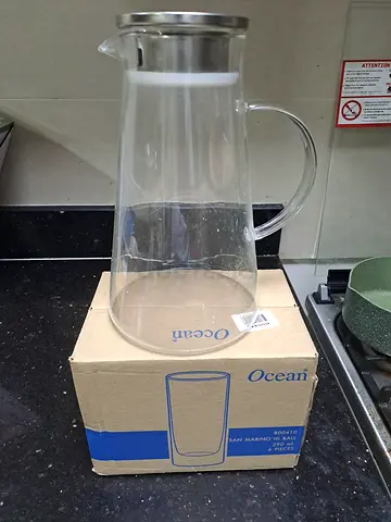 3 Glass Water and 1 Pitcher