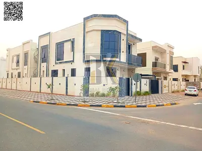 🏡 للبيع | فيلا سكنية استثمارية فاخرة في الزاهية – عجمان 🏡  ✨ تشطيب سوبر ديلوكس بالحجر والرخام 📍 موقع استراتيجي مميز – زاوية (Corner) على شارعين قار