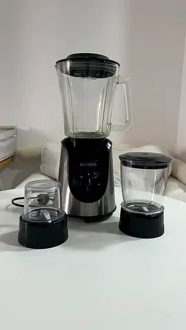 BLACK+DECKER, 3-in-1 Black  Stainless Blender with Grinder and Chopper - Good Condition