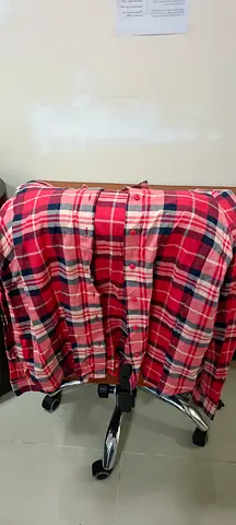 Check shirt red vero moda