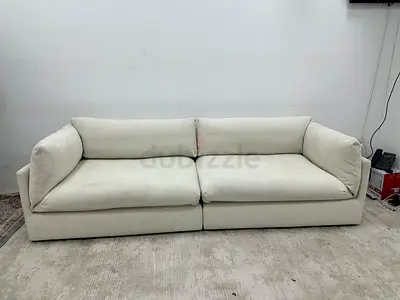 Like new condition the loom collection two pieces sofa