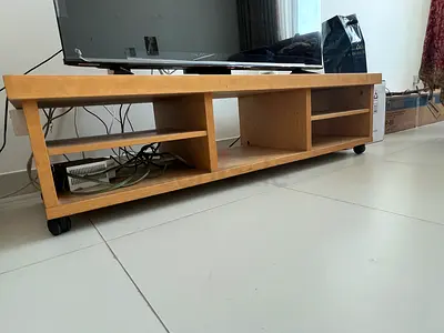 IKEA OPPLI TV Stand on Wheels