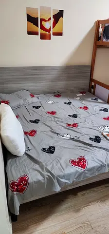 King size bed + matress for sale
