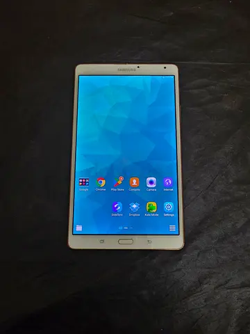 Samsung android tablet 9.5 display 8gb sim not supported card supported fix price