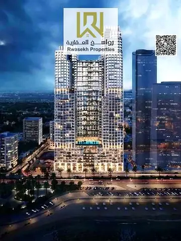 شقة فاخرة للبيع غرفتين وصالة في برج موجان بإطلالة بحرية كاملة على كورنيش عجمان