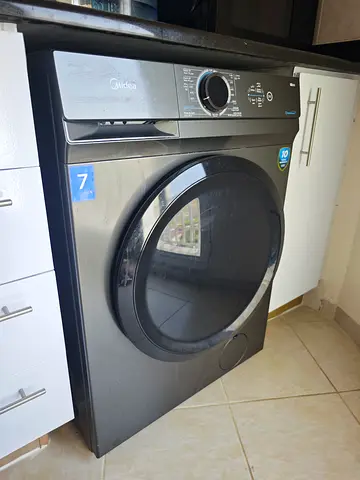Midea 7kg Front Load Washing Machine | MF100W70BTGCC | Inverter | Titanium | Excellent Condition