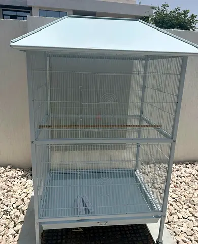 Bird cage xl white 108x80x170