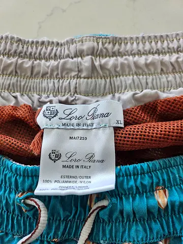 Loro Piana mens swim shorts (elastic waist) - genuine labels