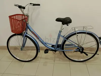 sky blue city bicycle 26-inch