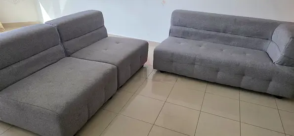 Gray Modular Sofa Set for Sale