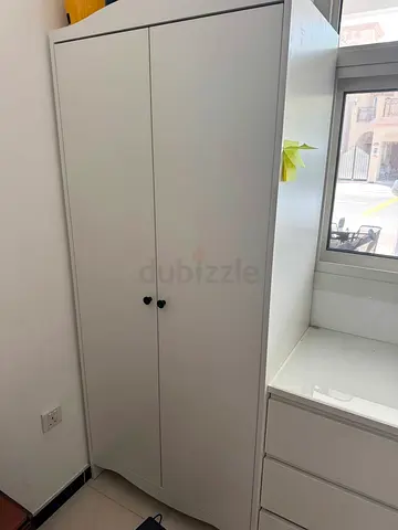 IKEA White Wardrobe / Closet – 80 × 50 × 187 cm