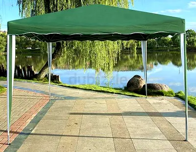Portable Green Pop-up Canopy Gazebo - Party Tent 3x3