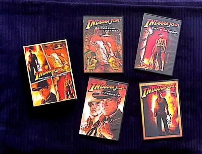 Indiana Jones DVD Collection - Raiders, Temple of Doom, Last Crusade, Kingdom of Crystal Skull