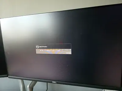 Dell 27 monitor pair with mounting arm