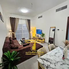 Luxury apartment, second occupancy, two bedrooms, living room, and balcony. Ajman, Al Rashidiya 1. a