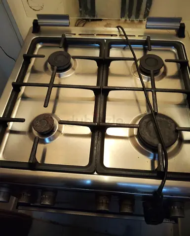 Used 4-Burner Gas Stove / Cooker - Stainless Steel