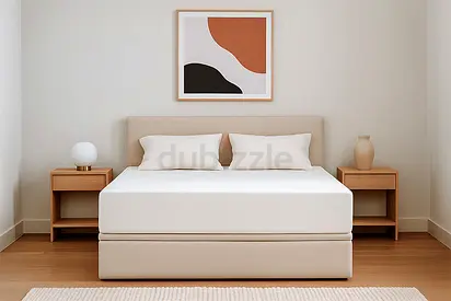 Square headboard queen hydraulic bed frame