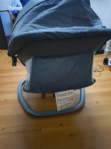 Gray Baby Rocker / Bouncer with Canopy - Good Condition battery supply not working its swing manual