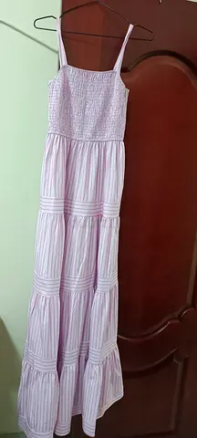 Pink long dress
