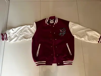 Maroon modern Varsity jacket