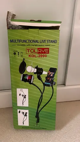 Studio Bundle - Multifunctional Live Stand, Ring Light, Phone Holders, keyboard, pandrum, Synth