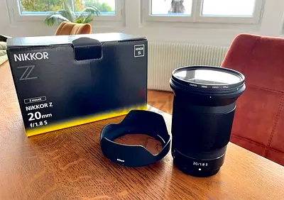 Nikon Nikkor 20mm 1.8 S Lens for sale