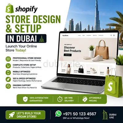 Build Your Dream eCommerce Store with Shopify in Dubai