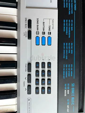 Used Casio electronic keyboard with 120 tunes  - excellent working condition