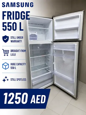 Samsung 550L Top-Freezer Fridge – Good Condition, Under Warranty