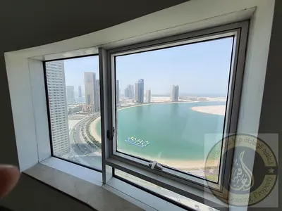 STUDIOS APARTMENT 26K,28K,30K 1 MONTH FREE ONLY FOR FAMILY WITH FULL FACILITIES BEHIND EXPO CENTER ON MAMZAR CORNICHE ROAD ON RTA BUS STOP AL KHAN ARE