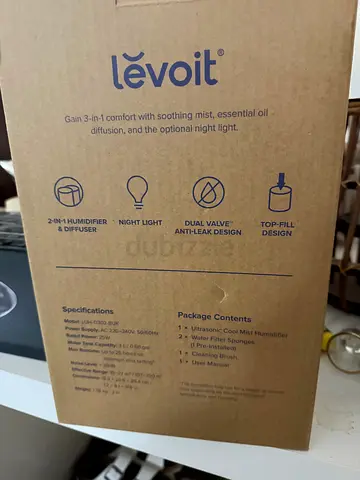 Levoit Humidifier  Essential Oil Diffuser - Dual 150 ultrasonic cool mist