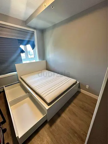 Ikea bed and mattress/queen size