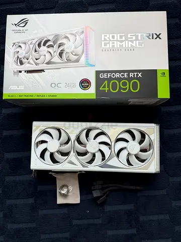 ASUS ROG Strix GeForce RTX 4090 OC Edition — 24GB GDDR6X (WHITE Edition)