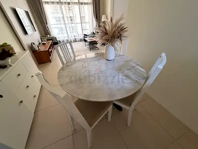 Marble Round Dining Table