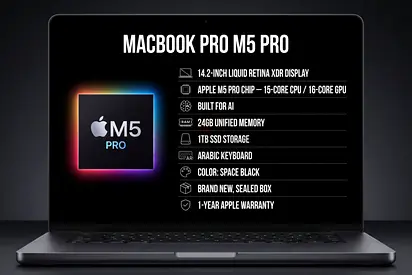 MacBook Pro 14 — M5 Pro | 24GB | 1 TB | Space Black | Brand New | Arb/Eng