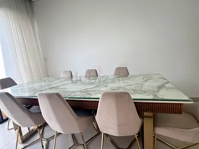 Dining table with chairs