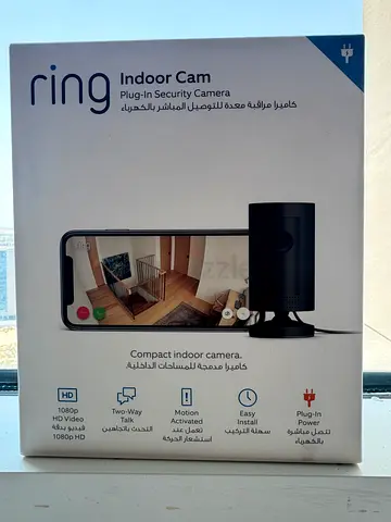 Ring Indoor Plug-In Security Camera (B0899GJHVR) - Black