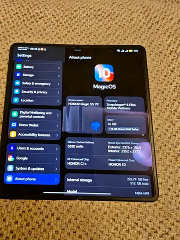 Honor Magic V5 | 512GB | 16GB RAM | Global Version