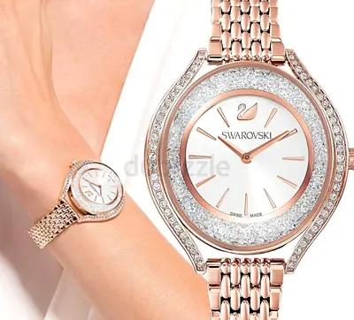 Swarowski rose gold watch